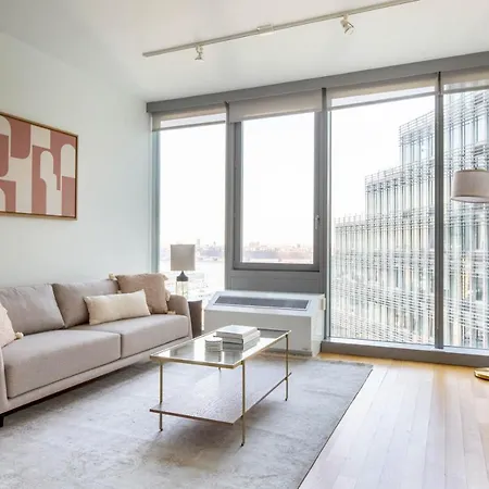 Appartamento Midtown West 1Br W Gym Wd Doorman Nr Hudson Nyc-1103